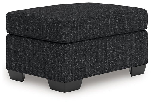 Jasmine Peaks Coal Ottoman image