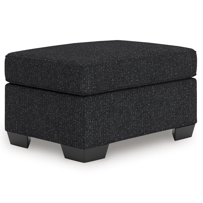 Jasmine Peaks Ottoman