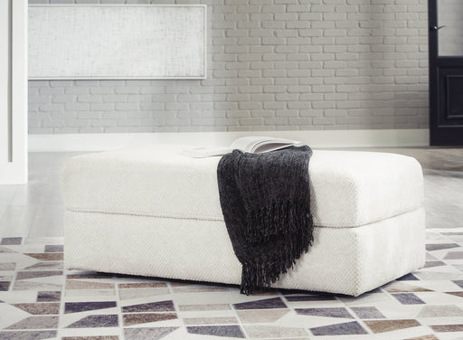 Karinne Linen Ottoman image