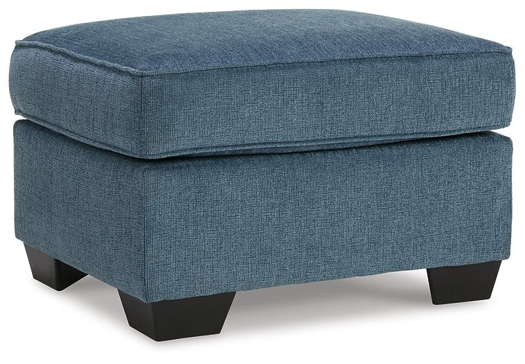 Cashton Blue Ottoman image