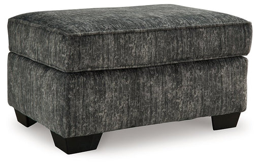 Lonoke Gunmetal Ottoman image