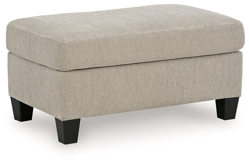 Willarae Taupe Ottoman image