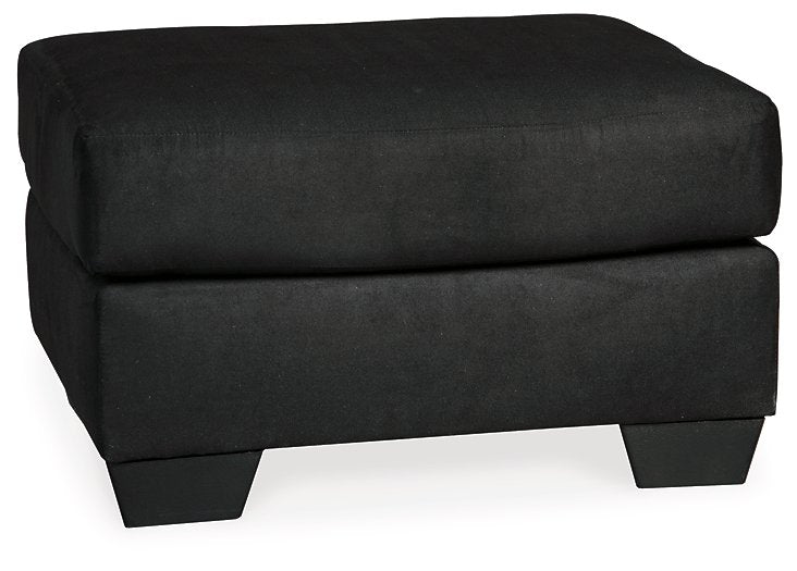 Darcy Black Ottoman image