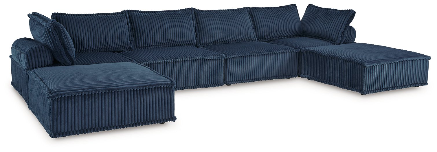 Bales Navy Sectional image