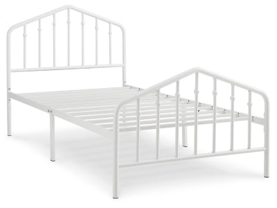 Trentlore Twin Metal Bed