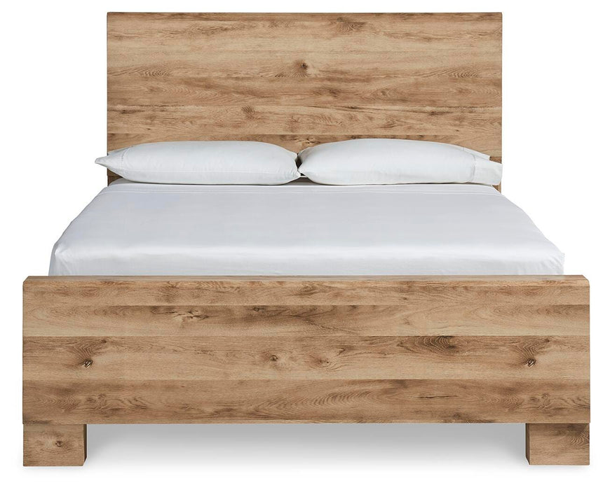 Hyanna Queen Panel Bed and Nightstand