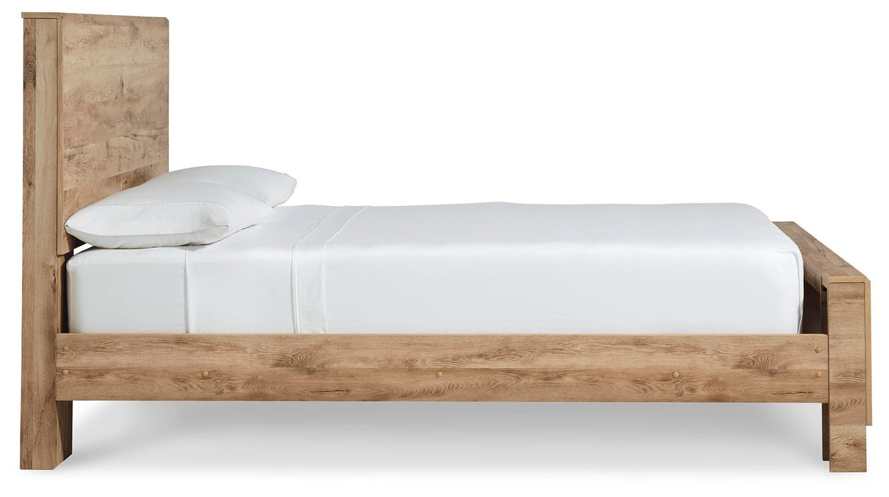 Hyanna Queen Panel Bed and Nightstand