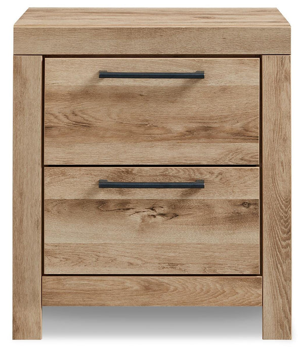 Hyanna Queen Panel Bed and Nightstand