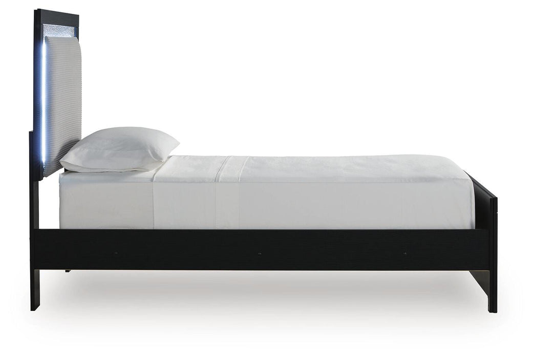 Maeling Twin Upholstered Panel Bed