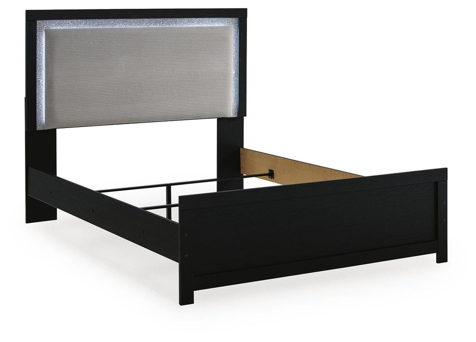 Maeling Queen Upholstered Panel Bed