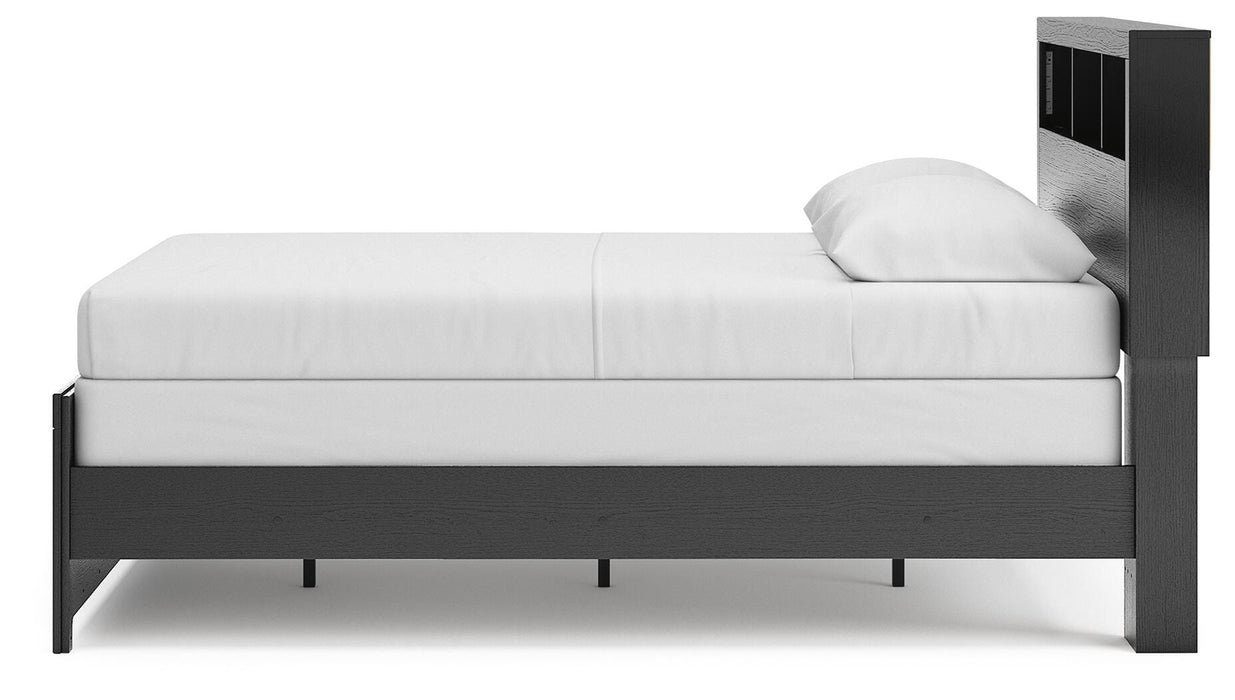 Broachmyn Queen Bookcase Panel Bed