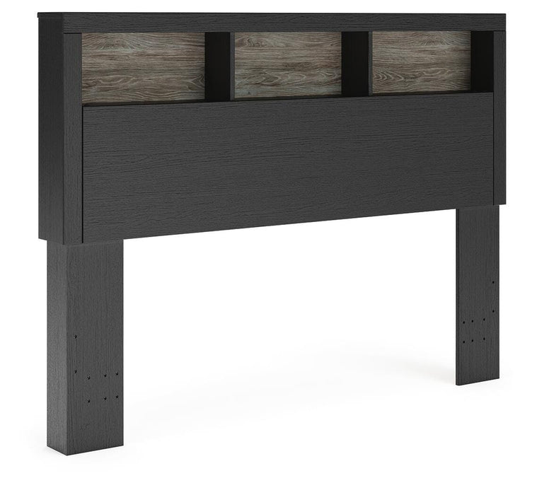 Broachmyn Lighted Queen Bookcase Headboard