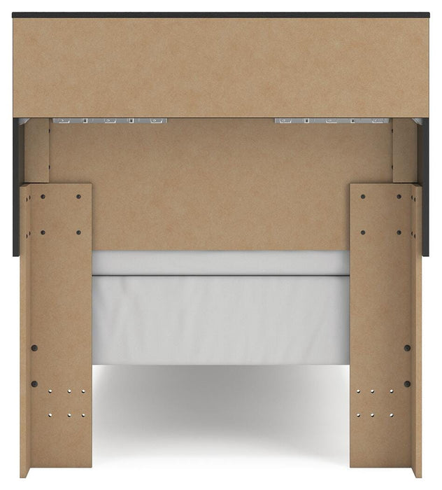 Broachmyn Twin Bookcase Bed