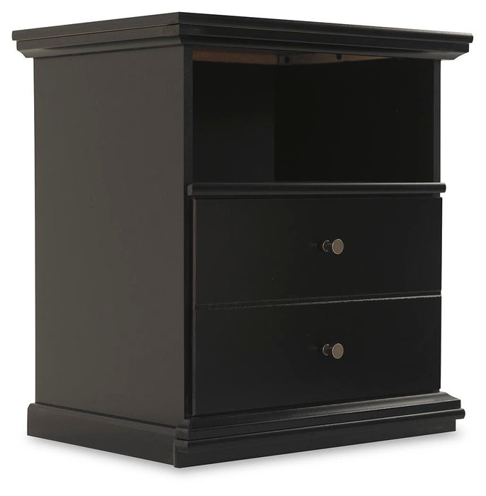 Maribel Twin Panel Bed and Nightstand