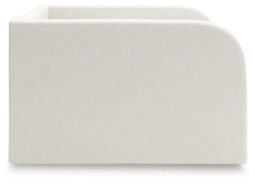 Arloster Full Upholstered Day Bed, Dresser and Mirror