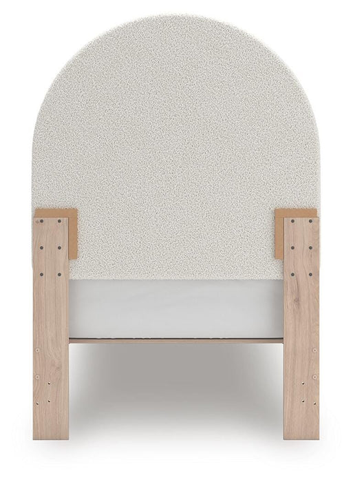 Shapella Twin Upholstered Panel Bed
