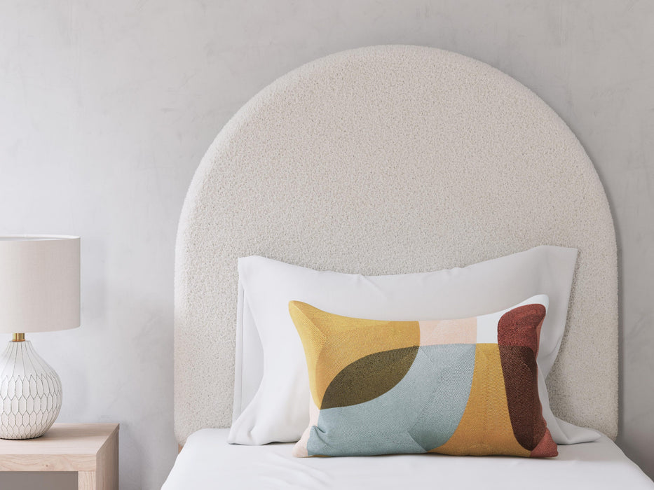Shapella Twin Upholstered Panel Bed