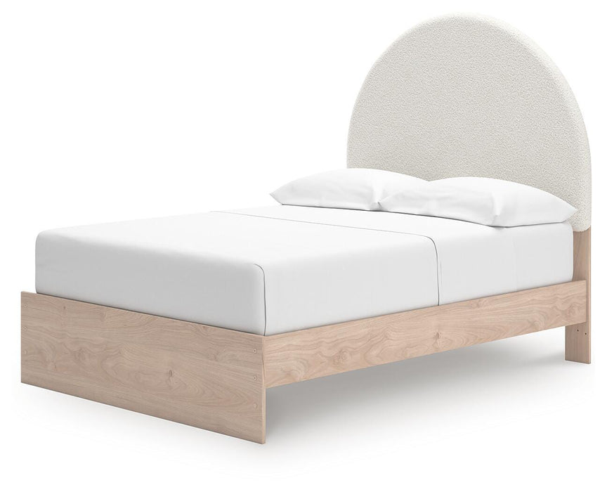 Shapella Full Upholstered Panel Bed