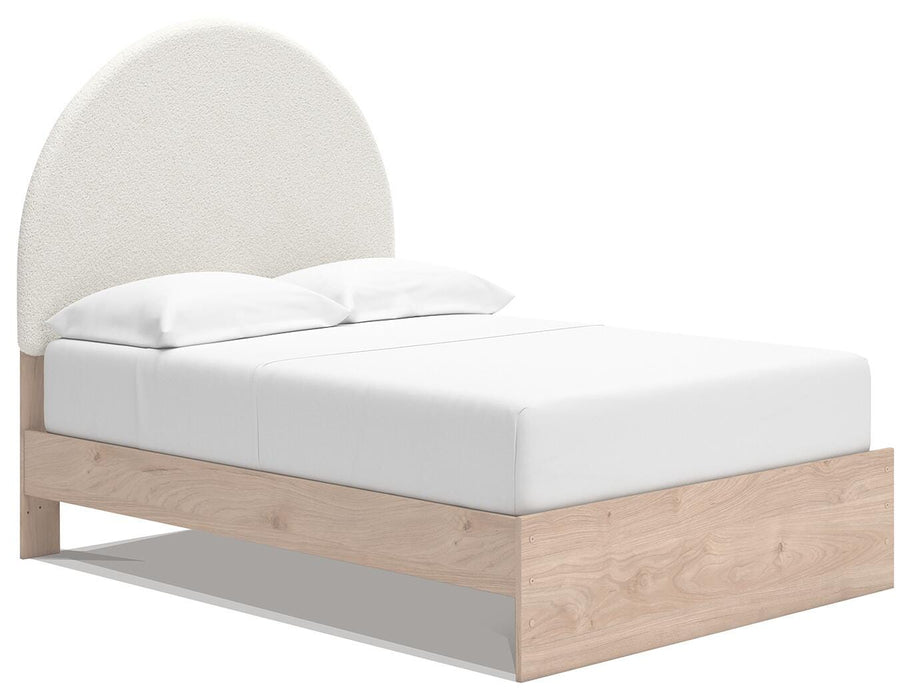 Shapella Full Upholstered Panel Bed