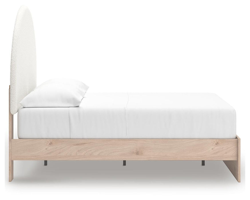Shapella Full Upholstered Panel Bed