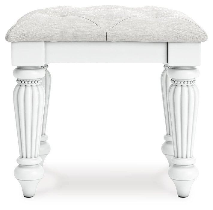 Kozlani Vanity, Mirror and Stool