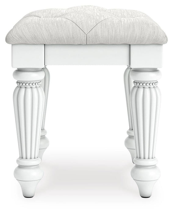 Kozlani Vanity, Mirror and Stool