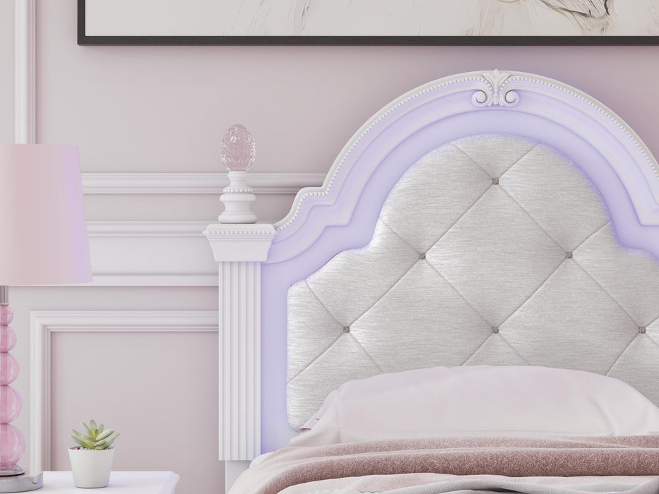 Kozlani Twin Upholstered Panel Headboard