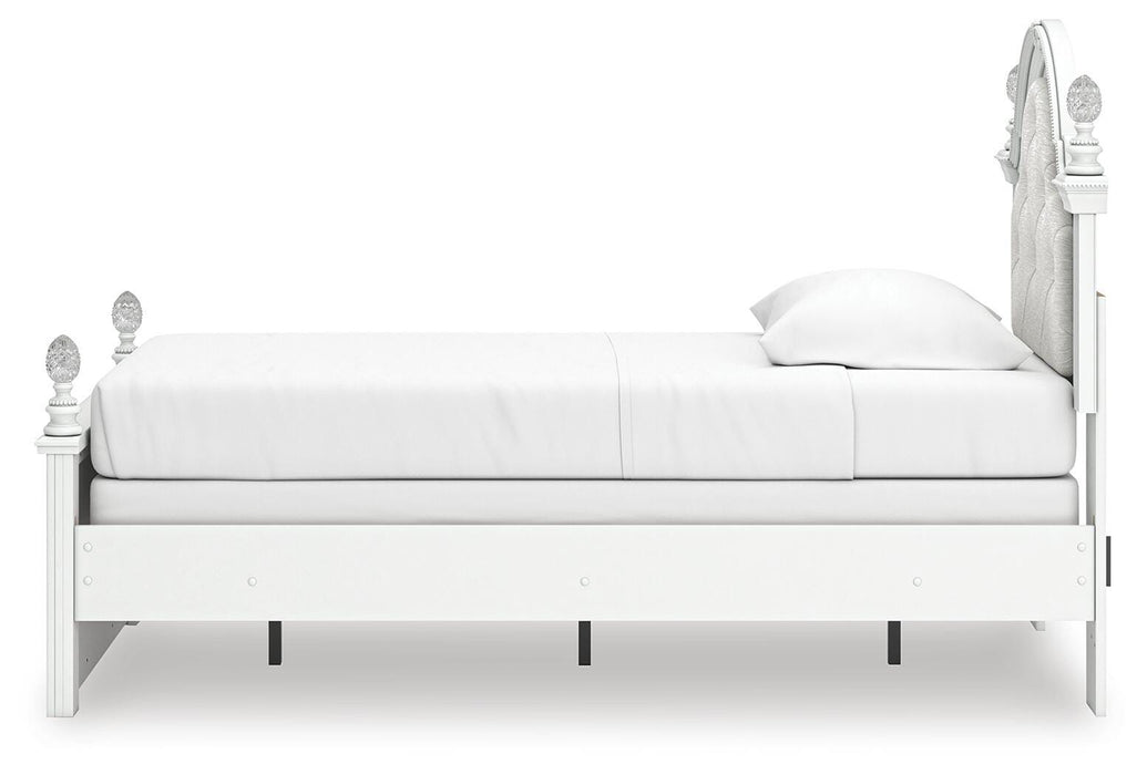 Kozlani Twin Upholstered Panel Bed