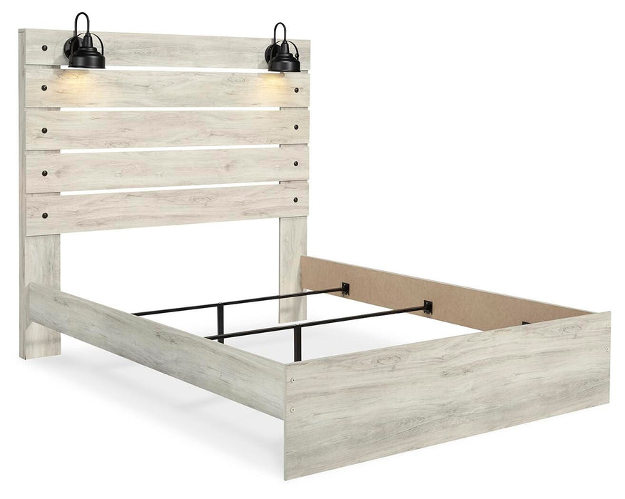 Cambeck Queen Panel Bed and 2 Nightstands
