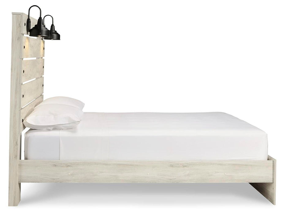Cambeck Queen Panel Bed and 2 Nightstands