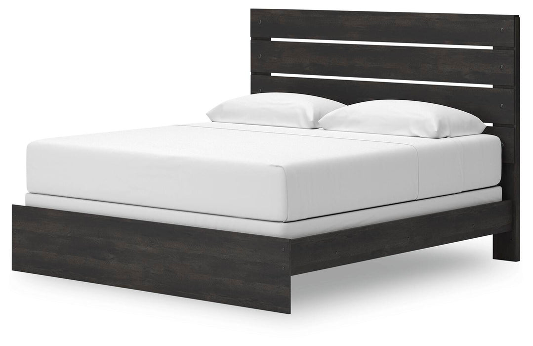 Delmorta King Panel Bed