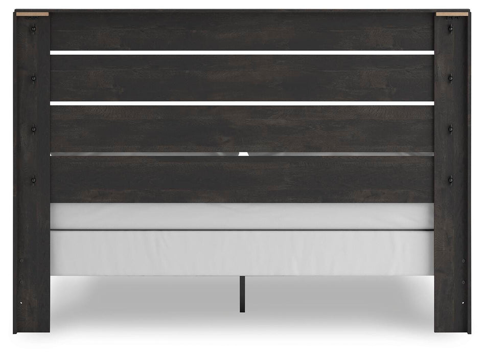 Delmorta King Panel Bed
