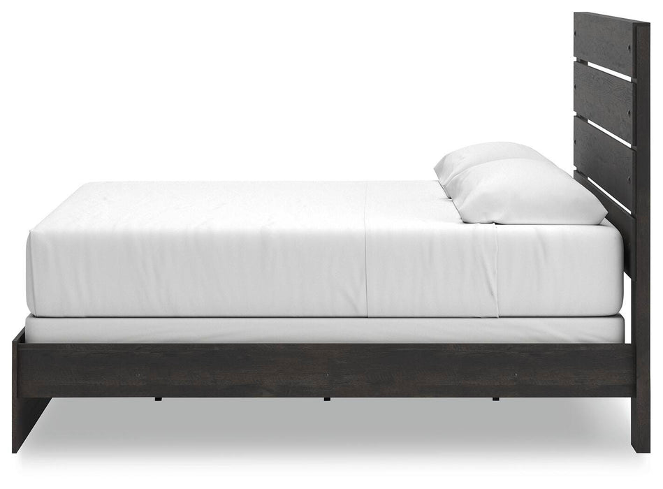 Delmorta King Panel Bed