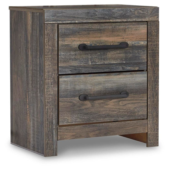 Drystan King Panel Bed and 2 Nightstands
