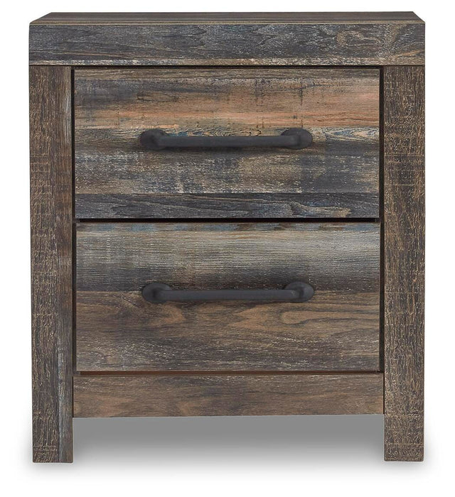 Drystan King Panel Bed and 2 Nightstands
