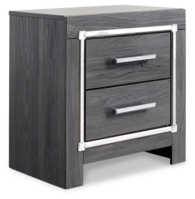 Lodanna Queen Panel Bed and Nightstand