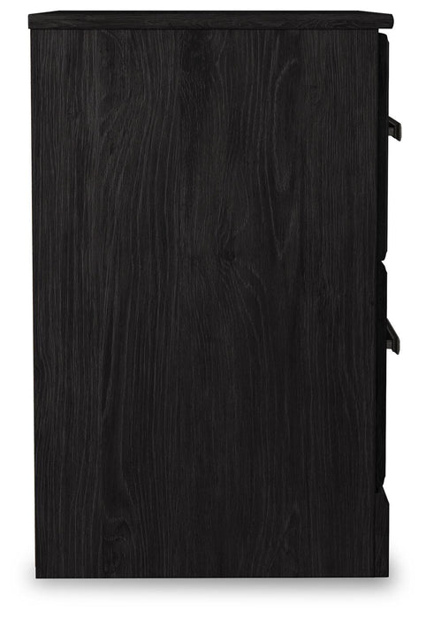 Belachime Queen Panel Bed and Nightstand