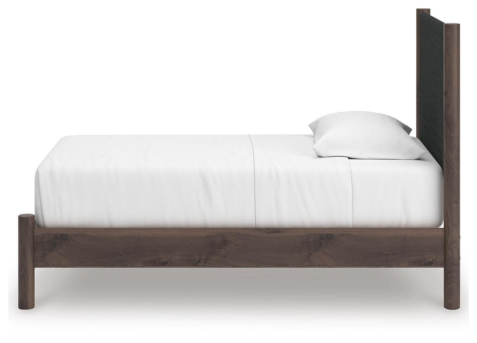 Cadmori Twin Upholstered Panel Platform Bed