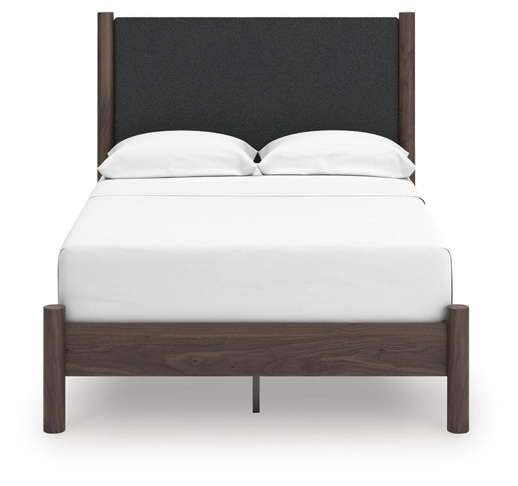 Cadmori Full Upholstered Panel Platform Bed