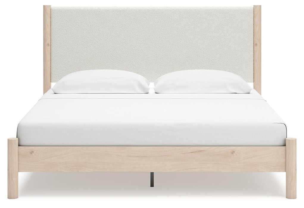 Cadmori King Upholstered Panel Bed