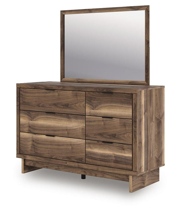 Chirason Full Panel Platform Bed, Dresser and Mirror