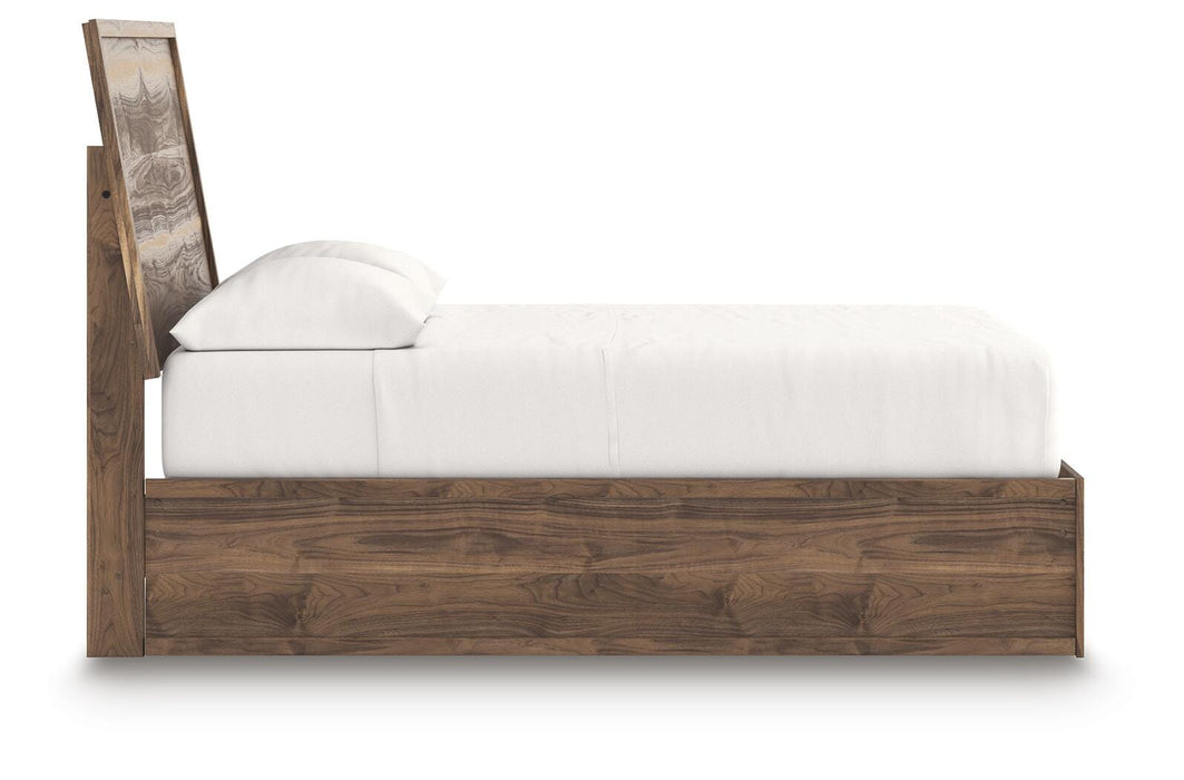 Chirason Full Panel Platform Bed, Dresser and Mirror