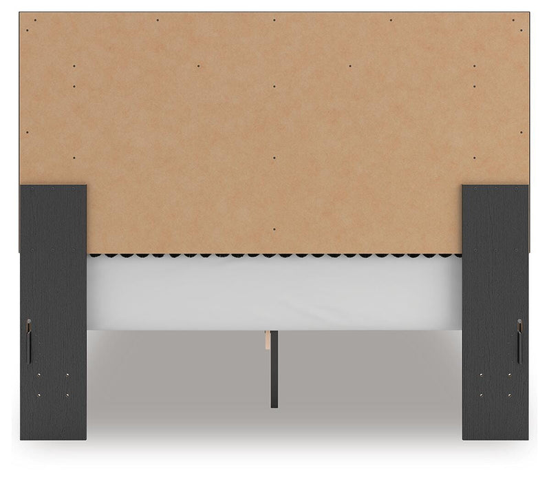 Birmonton Queen Upholstered Panel Platform Bed