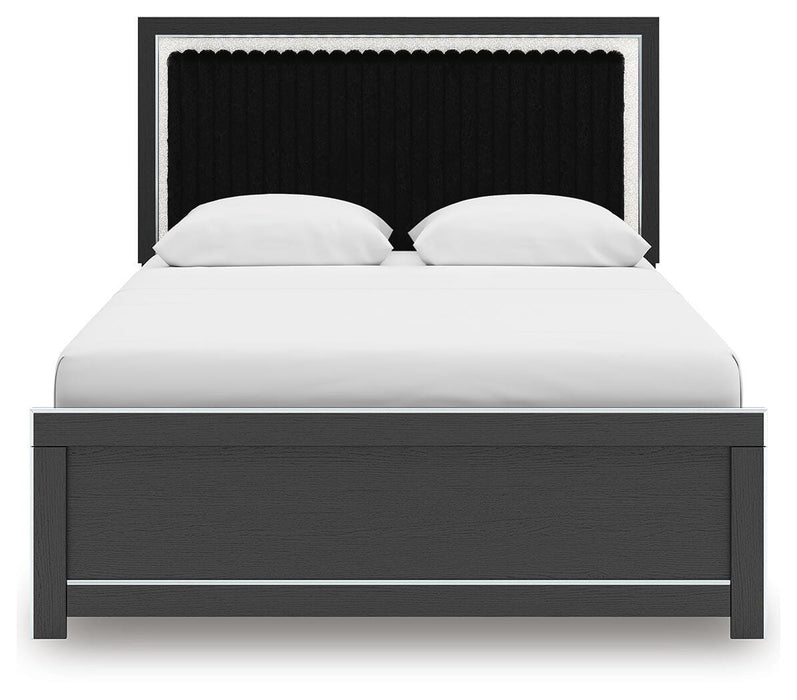 Birmonton Queen Upholstered Panel Platform Bed