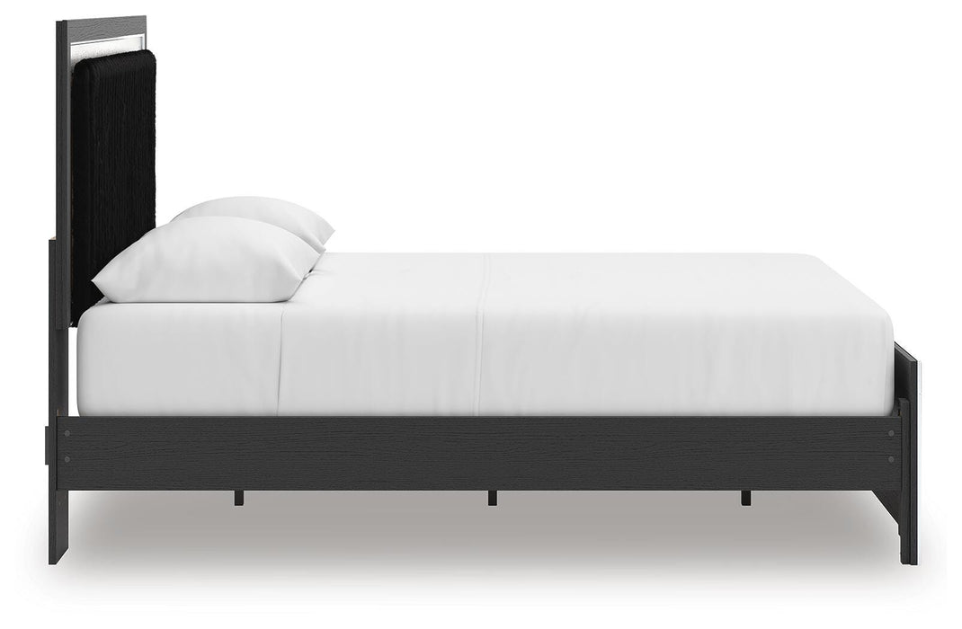 Zuraleus Queen Upholstered Panel Platform Bed