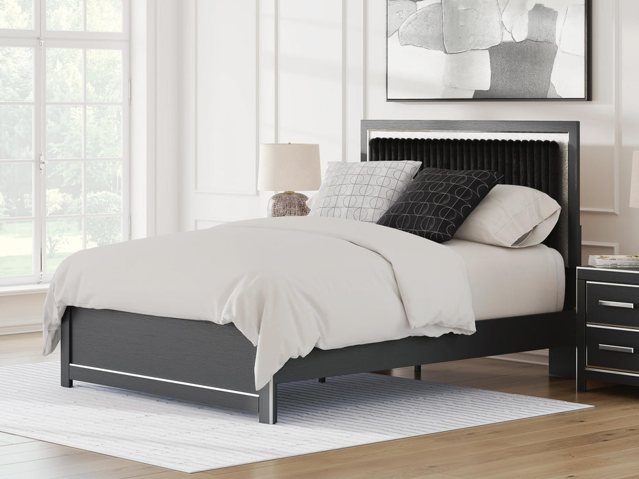 Birmonton Queen Upholstered Panel Platform Bed