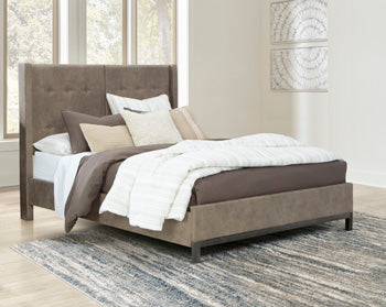 Wittland Queen Upholstered Footboard with Rails