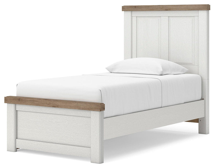 Savonport Twin Panel Bed with Storage