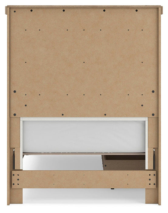 Savonport Twin Panel Bed with Storage