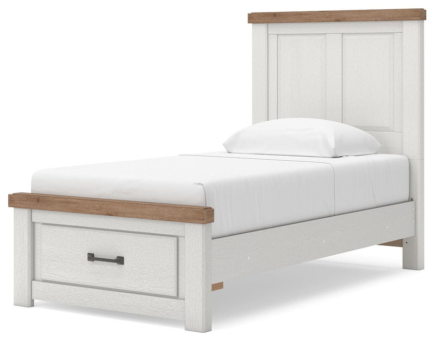 Savonport Twin Panel Storage Bed